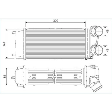 817845 Ladeluftkühler