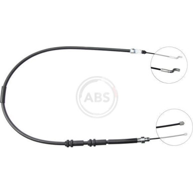 2 x A.B.S. Seilzug, Feststellbremse | K13566 2 x A.B.S. Seilzug, Feststellbremse | K13566