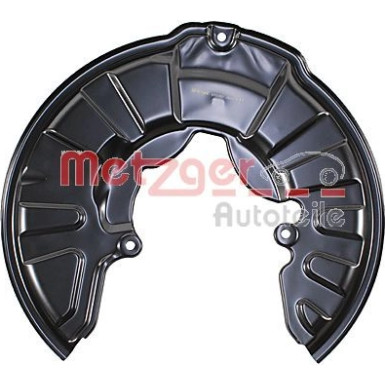 2 x METZGER Spritzblech, Bremsscheibe | 6115492