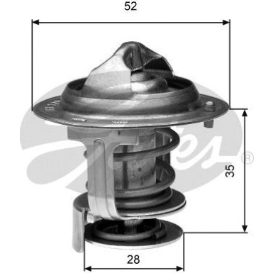 Gates | Thermostat, Kühlmittel | TH29484G1