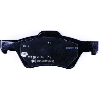 Hella | Bremsbelagsatz, Scheibenbremse | 8DB 355 014-961