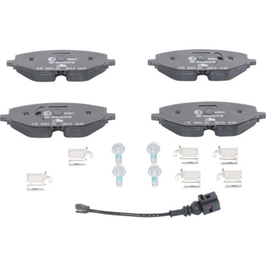ATE | Bremsbelagsatz, Scheibenbremse | 13.0460-2643.2