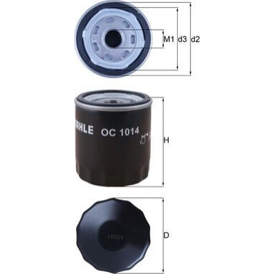 OC 1014 Ölfilter