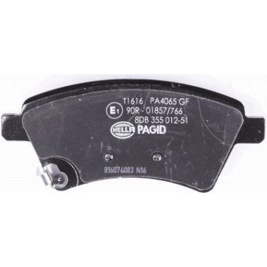 Hella Pagid | Bremsbelagsatz, Scheibenbremse | 8DB 355 012-511