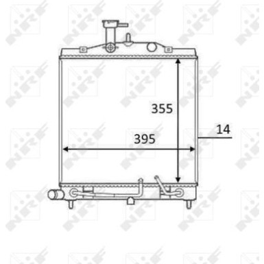 58531 Kühler, Motorkühlung