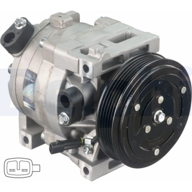 Delphi | Kompressor, Klimaanlage | CS20402