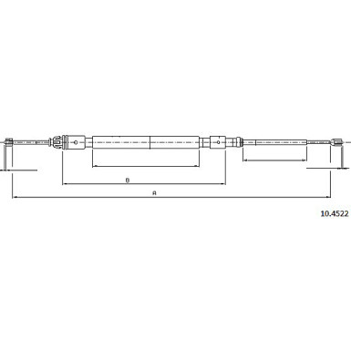 10.4522 Seilzug, Feststellbremse 10.4522 Seilzug, Feststellbremse