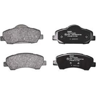 Delphi Bremsbelagsatz, Scheibenbremse LP2485
