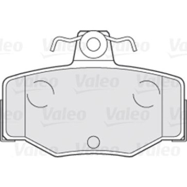 Valeo | Bremsbelagsatz, Scheibenbremse | 301057