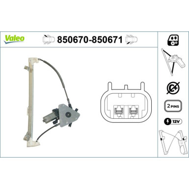 Valeo | Fensterheber | 850670