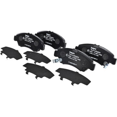 Delphi | Bremsbelagsatz, Scheibenbremse | LP810