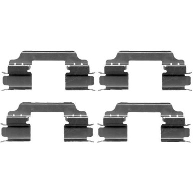Hella | Zubehörsatz, Scheibenbremsbelag | 8DZ 355 203-151