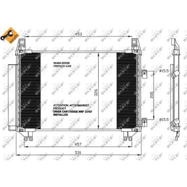 35653 Kondensator, Klimaanlage EASY FIT 35653 Kondensator, Klimaanlage EASY FIT