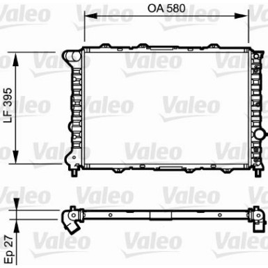 Valeo | Kühler, Motorkühlung | 732248