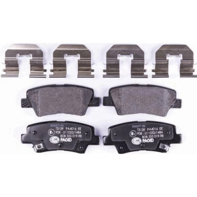 Hella Pagid | Bremsbelagsatz, Scheibenbremse | 8DB 355 019-981