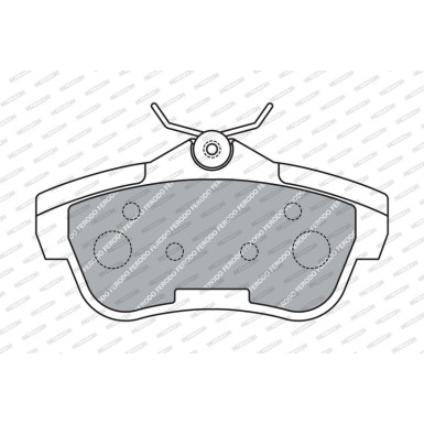 Ferodo | Bremsbelagsatz, Scheibenbremse | FVR1772