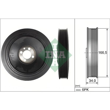 544 0150 10 Riemenscheibe, Kurbelwelle
