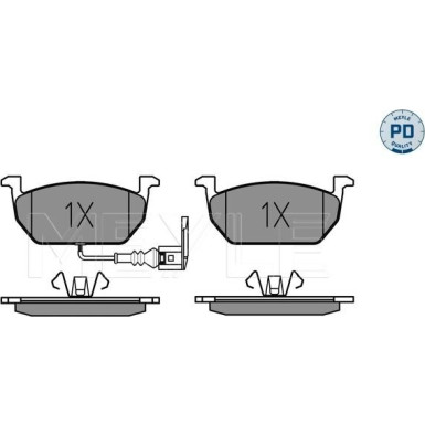 Meyle Bremsbelagsatz, Scheibenbremse MEYLE-PD: Advanced performance and design 025 220 3517/PD Meyle Bremsbelagsatz, Scheibenbremse MEYLE-PD: Advanced performance and design 025 220 3517/PD