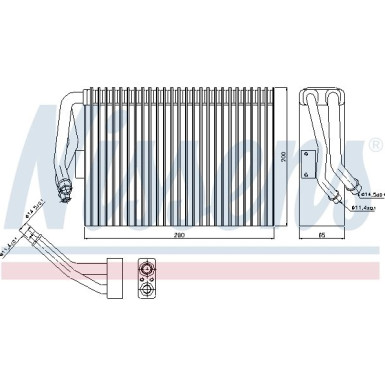 92295 Verdampfer, Klimaanlage
