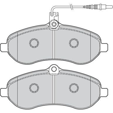 Valeo Bremsbelagsatz, Scheibenbremse ESSENTIAL 302078