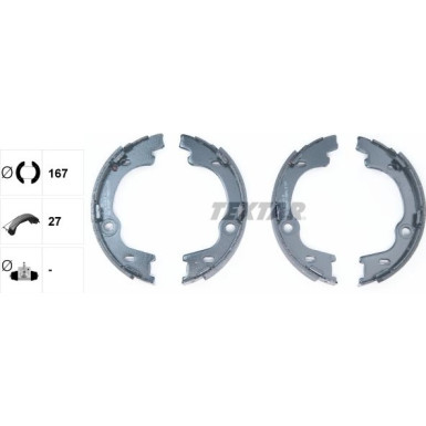 91068100 Bremsbackensatz, Feststellbremse