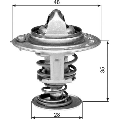 Gates | Thermostat, Kühlmittel | TH30082G1