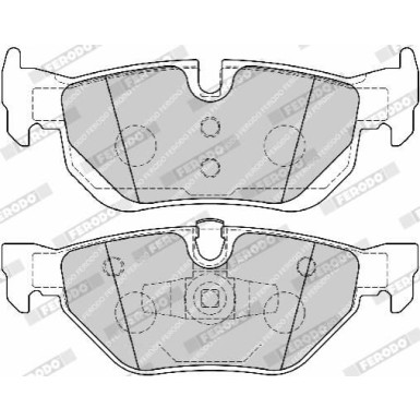 Ferodo | Bremsbelagsatz, Scheibenbremse | FDB1807