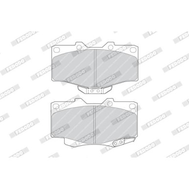 Ferodo | Bremsbelagsatz, Scheibenbremse | FDB797