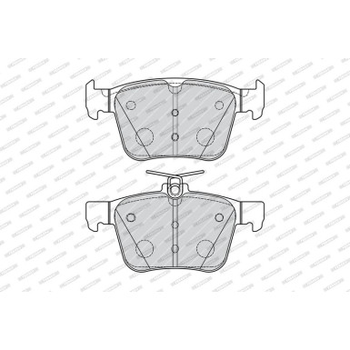 Ferodo | Bremsbelagsatz, Scheibenbremse | FDB4697