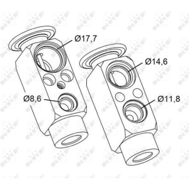 38479 Expansionsventil, Klimaanlage 38479 Expansionsventil, Klimaanlage