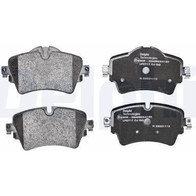 LP2717 Bremsbelagsatz, Scheibenbremse