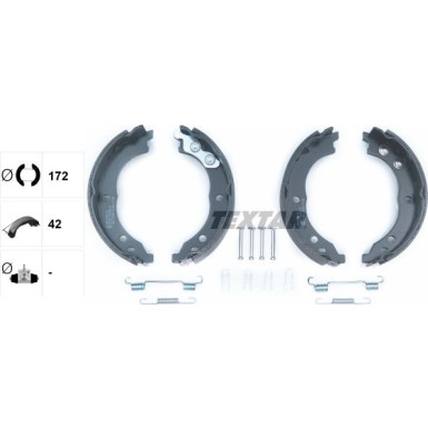 91064800 Bremsbackensatz, Feststellbremse