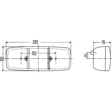 Hella | Heckleuchte | 2SD 001 699-061