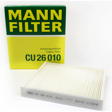 MANN-FILTER CU 26 010 Innenraumfilter, Partikelfilter MANN-FILTER CU 26 010 Innenraumfilter, Partikelfilter