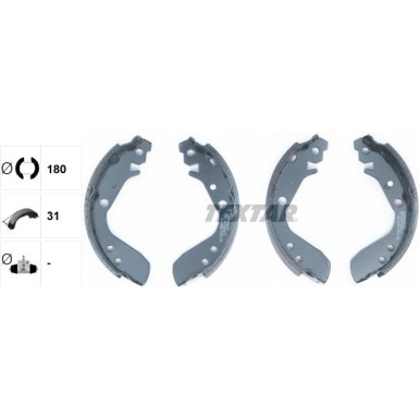 91060400 Bremsbackensatz 91060400 Bremsbackensatz