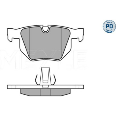 025 212 8217/PD Bremsbelagsatz, Scheibenbremse MEYLE-PD: Advanced performance and design.