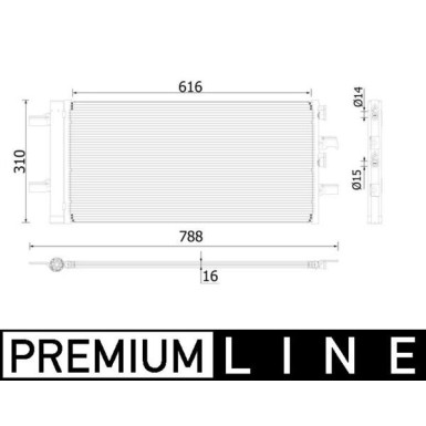 Mahle | Kondensator, Klimaanlage | AC 891 000P