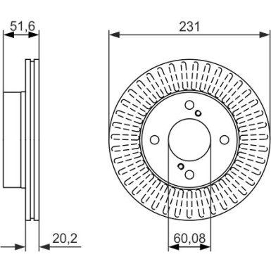 0 986 479 778 Bremsscheibe