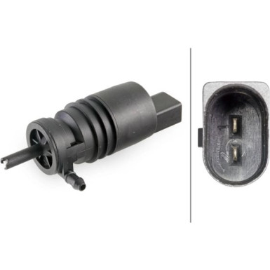 8TW 006 848-041 Waschwasserpumpe, Scheinwerferreinigung