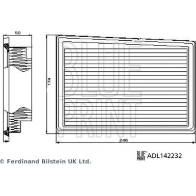 Blue Print | Luftfilter | ADL142232