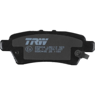 TRW Bremsbelagsatz, Scheibenbremse COTEC GDB3405