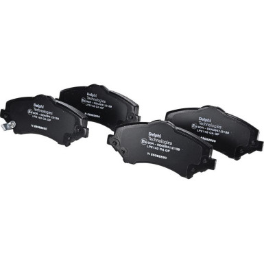 Delphi | Bremsbelagsatz, Scheibenbremse | LP2143 Delphi | Bremsbelagsatz, Scheibenbremse | LP2143