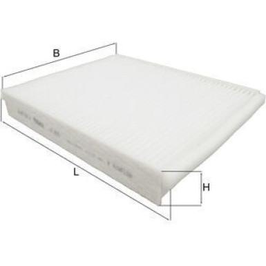 LA 875 Filter, Innenraumluft