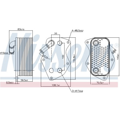 90809 Ölkühler, Motoröl