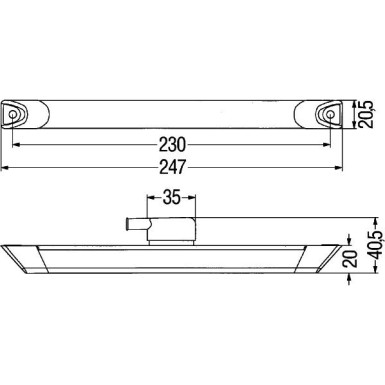 2XS 008 078-001 Umrissleuchte