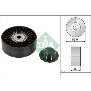 532 0920 10 Umlenk-/Führungsrolle, Keilrippenriemen