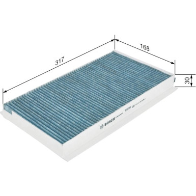 BOSCH 0 986 628 518 Innenraumfilter BOSCH 0 986 628 518 Innenraumfilter