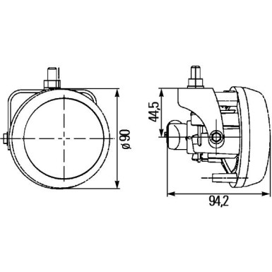 Hella | Nebelscheinwerfer | 1N0 009 295-021