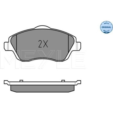 Meyle Bremsbelagsatz, Scheibenbremse MEYLE-ORIGINAL: True to OE 025 232 2517