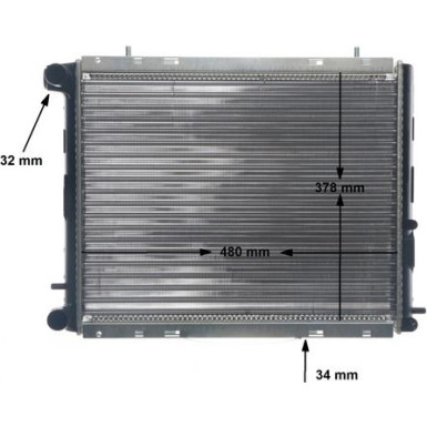 Mahle | Kühler, Motorkühlung | CR 152 000S